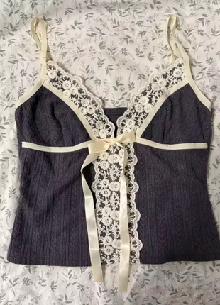 Débardeur fairy coquette y2k dentelle, brand: COQUETTE, condition: New without tags, size: S / 36 / 8, €25.00, €26.95 includes Buyer Protection