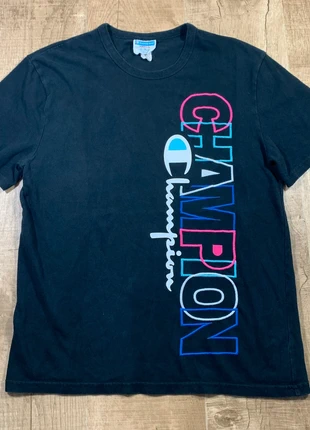 Teeshirt / Champion / M / 49×69cm / Vertical logo statement / 0565, marque: Champion, état: Bon état, taille: M, 5,00 €, 5,95 € Protection acheteurs (Pro) incluse