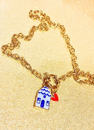 Collana con charm, marque: hand made, état: Neuf sans étiquette, 13,00 €, 14,35 € Protection acheteurs incluse