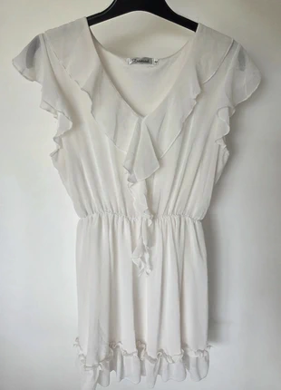 Robe blanche, marque: Damod, état: Très bon état, taille: M / 38 / 10, 2,00 €, 2,80 € Protection acheteurs incluse