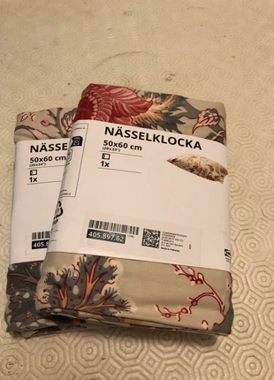 Duas fronhas de almofada de 50 por 60, marca: IKEA, estado: Novo com etiquetas, tamanho: 50 x 60 cm, €10.00, €11.20 inclui Proteção do Comprador