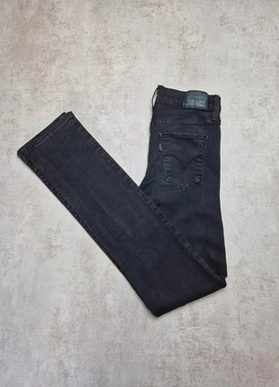 Levi’s 314 jean femme taille haute straight denim stretch noir délavé W26 L32 S, brand: Levi's, condition: Good, size: S / 36 / 8, €22.00, €23.80 includes Buyer Protection
