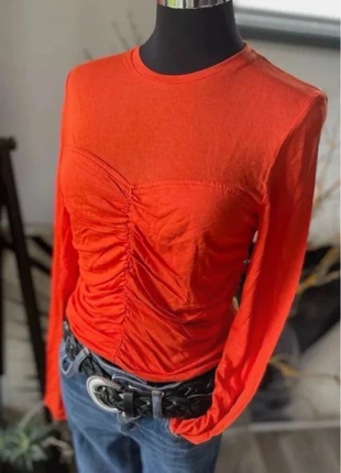 Mango Langarmshirt mit Raffung Pullover Größe S 36, brand: Mango, condizioni: Nuovo senza cartellino, taglia: S / IT 40 / EU 36, €10.00, €11.20 include la Protezione acquisti