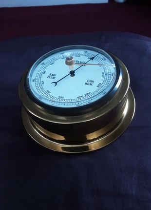 Vintage Brass barometer, brand: West Germany, condition: Very good, £40.00, £42.70 includes Buyer Protection