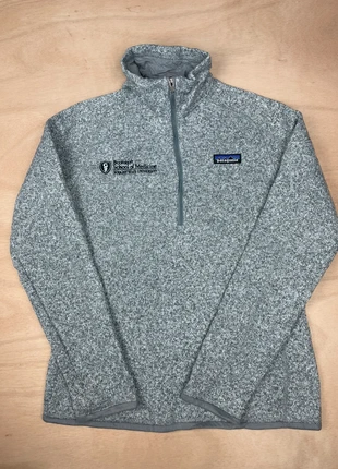 Polaire patagonia grise half-zip 1/4zip col camionneur logo brodé entreprise polyester taille S, marca: Patagonia, estado: Muy bueno, tamaño: S, 50,00 €, 53,20 € Protección al comprador incluida