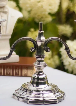 Chandelier baroque en étain, brand: sansnom., condizioni: Buone, €18.00, €19.60 include la Protezione acquisti