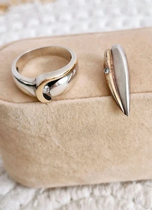 Ensemble bague & pendentif en argent 925 – Jens Aagaard – design scandinave, marca: Jens Aagaard Andersen, estado: Bueno, 59,00 €, 62,65 € Protección al comprador incluida