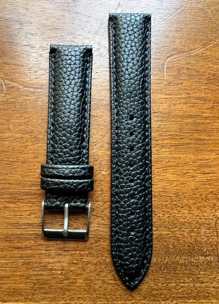 Bracelet de montre en simili cuir noir grainé 20mm neuf, brand: vintage strap, condizioni: Nuovo senza cartellino, taglia: Taglia unica, €9.95, €11.15 include la Protezione acquisti Pro