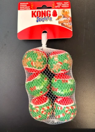 KONG Squeakair Noël - 6 Balles Chien avec Sifflet - NEUF, brand: KONG, condition: New, €12.50, €13.83 includes Buyer Protection