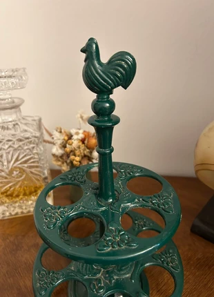 Etagere für Eier, Gusseisen, vintage retro, Landhaus, cottage core, shabby, brand: unbekannt, condizioni: Ottime, €28.00, €30.10 include la Protezione acquisti