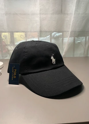 Gorra Polo Ralph Lauren negra, merk: Ralph Lauren, staat: Nieuw met prijskaartje, maat: Universele maat, € 25,00, € 26,95 inclusief Kopersbescherming