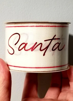 Superbe ruban décoratif de Noël : Écriture “Love From Santa" Blanc & rouge, marke: Noël, zustand: Neu, 3,50 €, 4,38 € inklusive Vinted-Käuferschutz