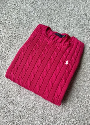 Pull Ralph Lauren Torsadé Col Rond Rose, marque: Ralph Lauren, état: Très bon état, taille: L / 40 / 12, 59,00 €, 62,65 € Protection acheteurs (Pro) incluse