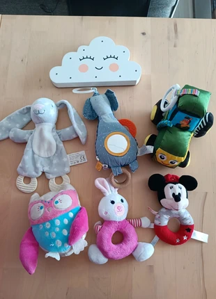 Lot de hochets, peluches bruits, brand: Lamaze, condition: Good, size: Newborns / 44 cm, €5.00, €5.95 includes Buyer Protection