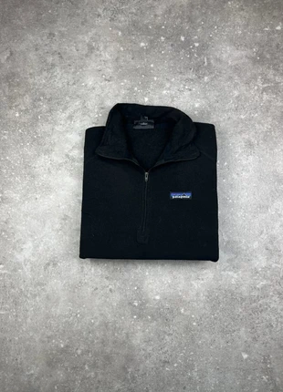 Pull Half-zip Polaire 1/4 Zip Col Camionneur Patagonia Taille M Femme Noir Polyester #P79, marca: Patagonia, estado: Muito bom, tamanho: M / 38 / 10, €40.00, €42.70 inclui Proteção do Comprador Pro