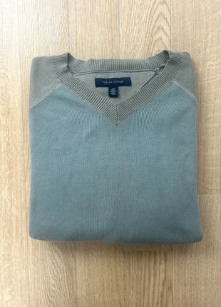 Pull Tommy Hilfiger bleu et gris col V homme taille L, marque: Tommy Hilfiger, état: Très bon état, taille: L, 12,15 €, 13,46 € Protection acheteurs (Pro) incluse