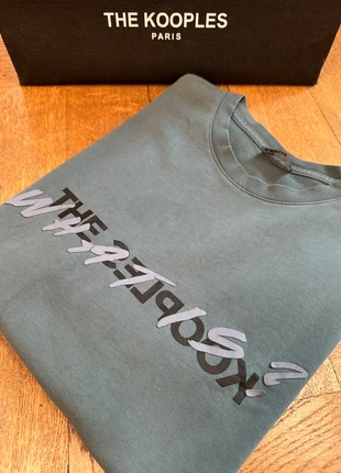 T-shirt The Kooples "what is" Bleu I M I NSR732, marke: The Kooples, zustand: Gut, größe: M, 36,80 €, 39,34 € beinhaltet Vinted-Käuferschutz Pro