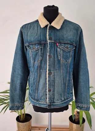 Levi’s Sherpa Trucker Denim Jacket Blue Size M Western Workwear Classic, brand: Levi's, condition: Very good, size: M, £60.00, £63.70 includes Buyer Protection