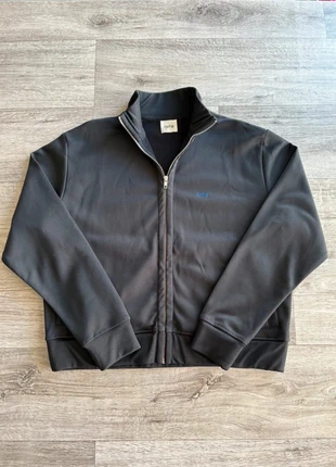 Veste Harrington Bi Swing Arte full zip noir logo brodé bleu polyester et coton homme - Taille M, merk: Arte, staat: Heel goed, maat: M, € 80,13, € 84,84 inclusief Kopersbescherming Pro