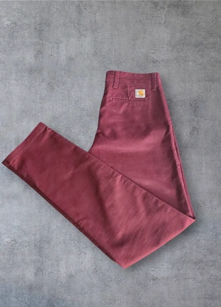 Carhartt WIP Sid Pant Bordeaux – Taille 30x32 – Coupe Slim, marca: Carhartt, estado: Muito bom, tamanho: PT 40 | W30, €28.90, €31.05 inclui Proteção do Comprador Pro