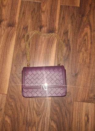 Victoria's Secret Quilted Burgundy Crossbody Bag with Gold Chain, brand: Victoria's Secret, condition: New without tags, £30.00, £32.20 includes Buyer Protection