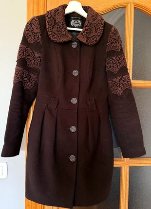 Abrigo marrón chocolate estilo vintage lana mohair talla xs, marque: & Other Stories, état: Très bon état, taille: XS / 34 / 6, 19,99 €, 21,69 € Protection acheteurs incluse