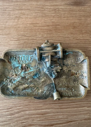 Plaque vide poche antique en bronze Hercule Papillon, état: Très bon état, 80,00 €, 84,70 € Protection acheteurs incluse