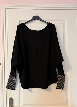 Pull noir femme taille 40, estado: Muy bueno, tamaño: L / 40 / 12, 5,00 €, 5,95 € Protección al comprador incluida