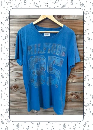 T-shirt Tommy Hilfiger vintage bleu, brand: Tommy Hilfiger, condition: Very good, size: XL, €5.00, €5.95 includes Buyer Protection