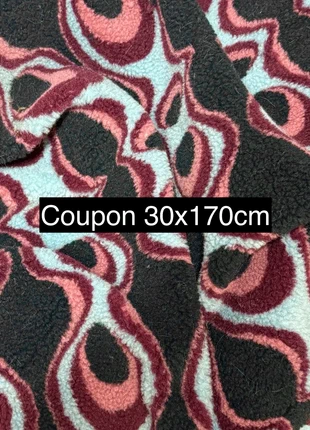 Fausse fourrure motif rétro | Coupon 30×170 cm | Poil env. 1 cm, brand: Fourrure, condition: Very good, €9.00, €10.15 includes Buyer Protection Pro