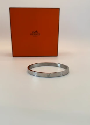 Jonc style cartier clou neuf argenté réglable bracelet en acier inoxydable haut de game luxe, marque: Acero, état: Très bon état, 15,00 €, 16,45 € Protection acheteurs (Pro) incluse