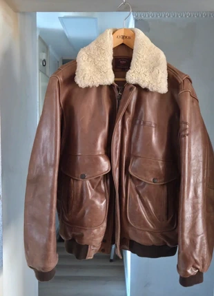 Vintage Leren Pilotenjas pall Mall, marque: PALL MALL, état: Bon état, taille: L, 200,00 €, 210,70 € Protection acheteurs incluse