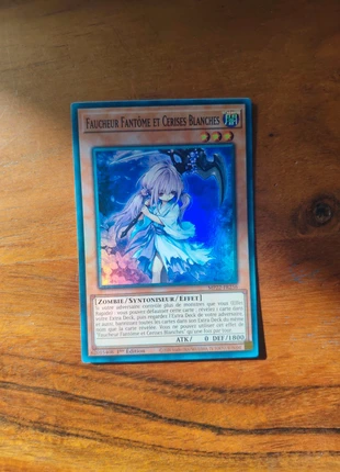 Carte yu-gi-oh française faucheur fantôme et cerises blanches brillante, marque: Yu-Gi-Oh!, état: Très bon état, 1,00 €, 1,75 € Protection acheteurs incluse
