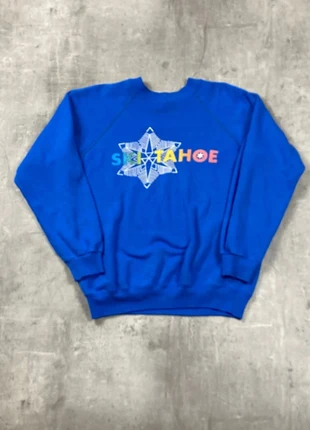 Sweat-shirt Bleu Ski Tahoe Vintage taille M, marque: Vintage Dressing, état: Bon état, taille: M, 17,99 €, 19,59 € Protection acheteurs (Pro) incluse