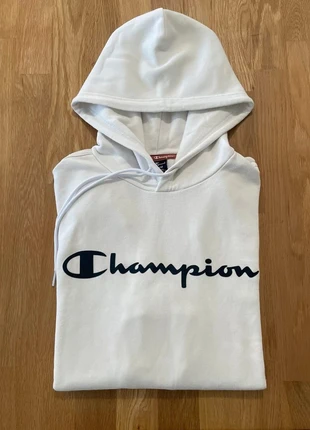 Sweat à capuche Champion femme – Blanc – Taille M, brand: Champion, condition: Very good, size: M / 38 / 10, €9.90, €11.10 includes Buyer Protection