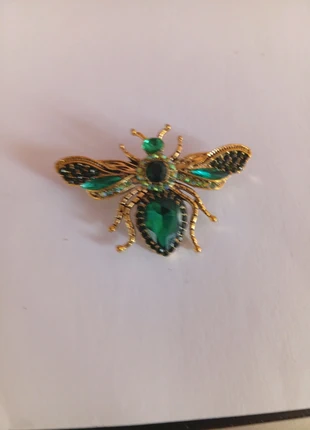 Broche Abeille verte bijou fantaisie, condizioni: Nuovo senza cartellino, €8.00, €9.10 include la Protezione acquisti