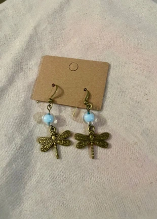Boucles d’oreilles libellules, merk: Fait Main, staat: Nieuw met prijskaartje, € 1,50, € 2,28 inclusief Kopersbescherming