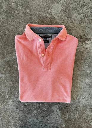 Polo manches courtes col V homme Tommy Hilfiger rose S slim fit, marque: Tommy Hilfiger, état: Satisfaisant, taille: S, 9,50 €, 10,68 € Protection acheteurs incluse
