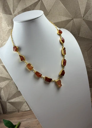 Superbe collier et bo cornaline brute ., état: Très bon état, 15,00 €, 16,45 € Protection acheteurs (Pro) incluse