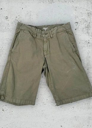 Short Carhartt "Johnson Short" - Kaki, taille S / US 28 / FR 36, brand: Carhartt, condition: Very good, size: W28, €3.00, €3.85 includes Buyer Protection Pro