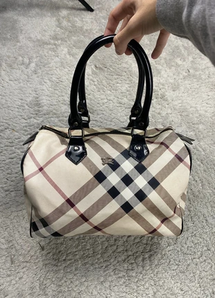 Sac à main Burberry Femme vintage à carreaux beige marron blanc / Taille Unique - 416, marke: Burberry, zustand: Sehr gut, 150,00 €, 158,20 € inklusive Vinted-Käuferschutz