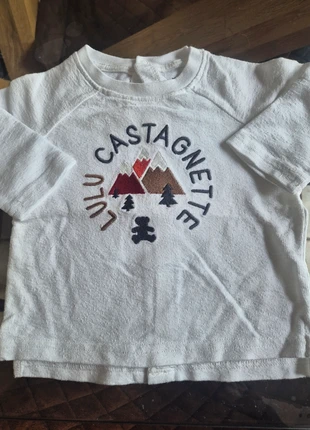 Tee-shirt manches longues, marque: Lulu Castagnette, état: Très bon état, taille: 6-9 mois / 68 cm, 1,00 €, 1,75 € Protection acheteurs incluse