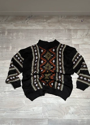 Pull col rouler multicolore très chaud style année 90, brand: Clifton place, condition: Very good, size: L, €18.60, €20.23 includes Buyer Protection