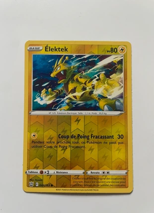 Carte Pokemon Elektek reverse neuve, marke: Pokémon, zustand: Neu, mit Etikett, 2,00 €, 2,80 € inklusive Vinted-Käuferschutz