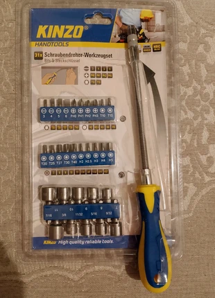 Coffret tournevis et douilles Kinzo 31 pièces – Neuf jamais utilisé, brand: Kinzo, condizioni: Nuovo con cartellino, €13.99, €15.39 include la Protezione acquisti