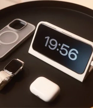 Support écran connecté / réveil intelligent – Design minimaliste – Bureau & table de nuit, marca: Passage, estado: Novo sem etiquetas, €25.00, €26.95 inclui Proteção do Comprador