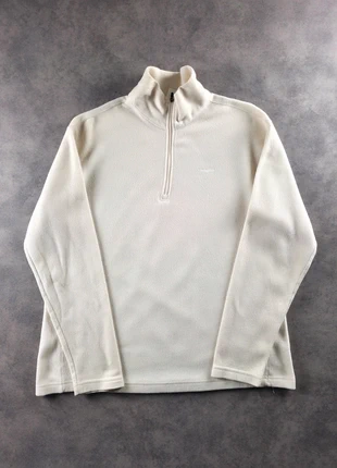 Pull Polaire Half Zip 1/4 Zip Col Camionneur Patagonia Synchilla Crème Logo Brodé | Taille L, brand: Patagonia, condition: Very good, size: L, €45.00, €47.95 includes Buyer Protection Pro