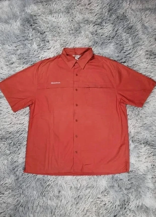 Chemise de randonnée quechua vintage orange hiking goretex style, brand: Quechua, condizioni: Ottime, taglia: XXL, €8.00, €9.10 include la Protezione acquisti Pro