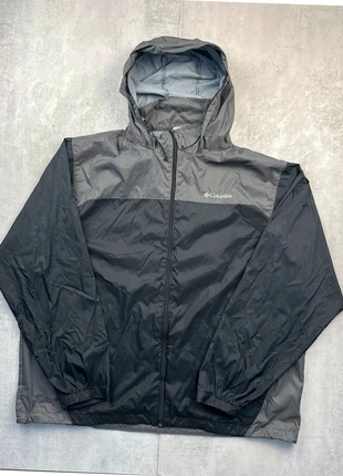 CJ31 - Veste de plui/imperméable à capuche noir/gris Columbia Omni-Tech - Taille XXL, merk: Columbia, staat: Heel goed, maat: XXL, € 22,49, € 24,31 inclusief Kopersbescherming Pro