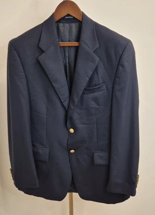 Vintage Polo University by Ralph Lauren Navy Pure New Wool Blazer - Size 39R, brand: Ralph Lauren, condition: Very good, size: 40R, £31.00, £33.25 includes Buyer Protection